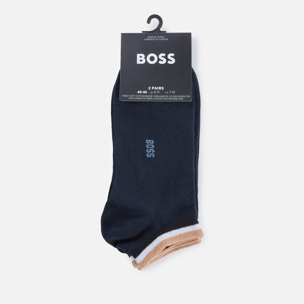 Boss Bodywear 2 Pack Cotton-Blend Socks
